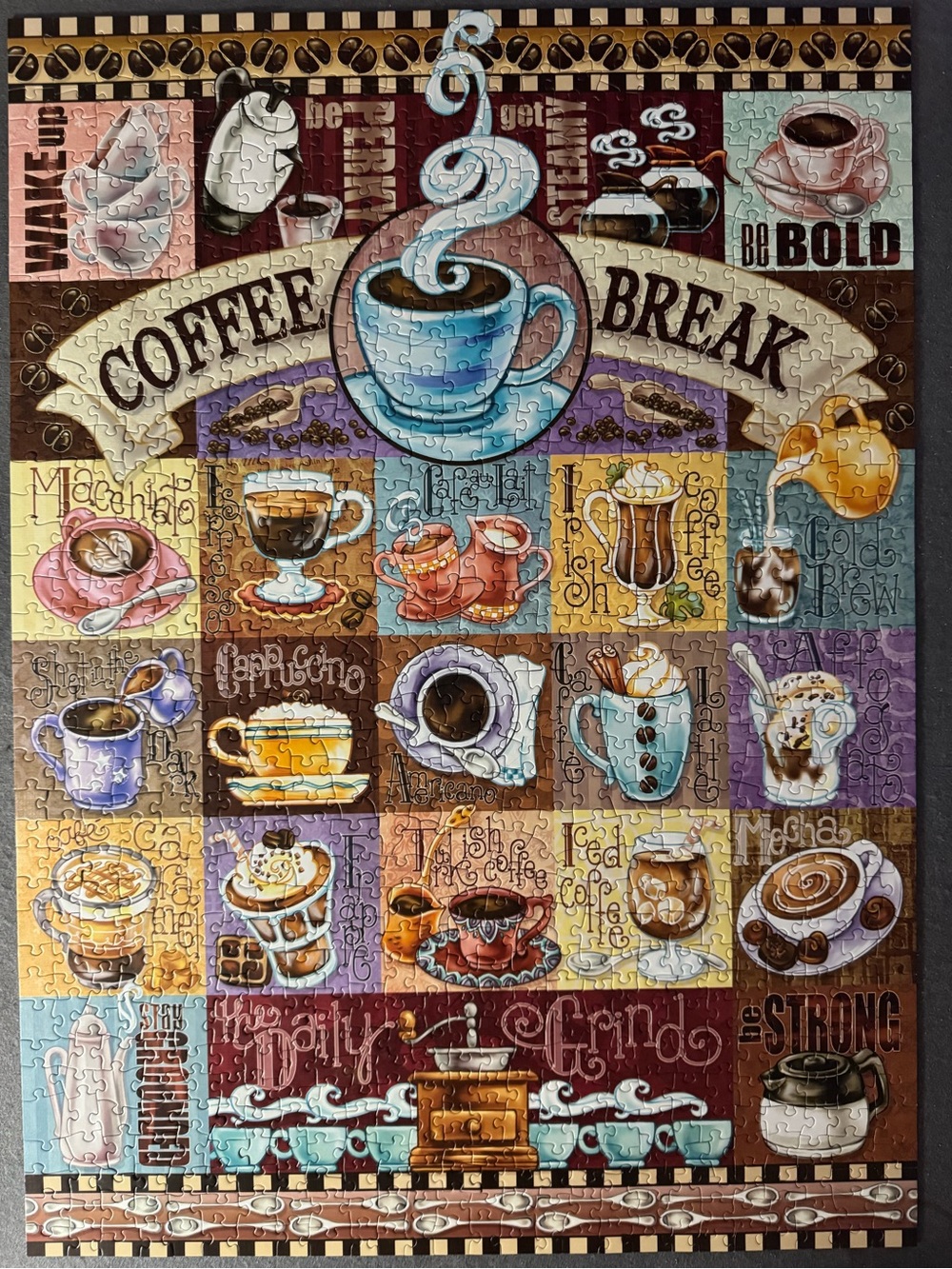 Puzzle Twist “Coffee Break" 1000pc Jigsaw Puzzle - Picture 3 of 4
